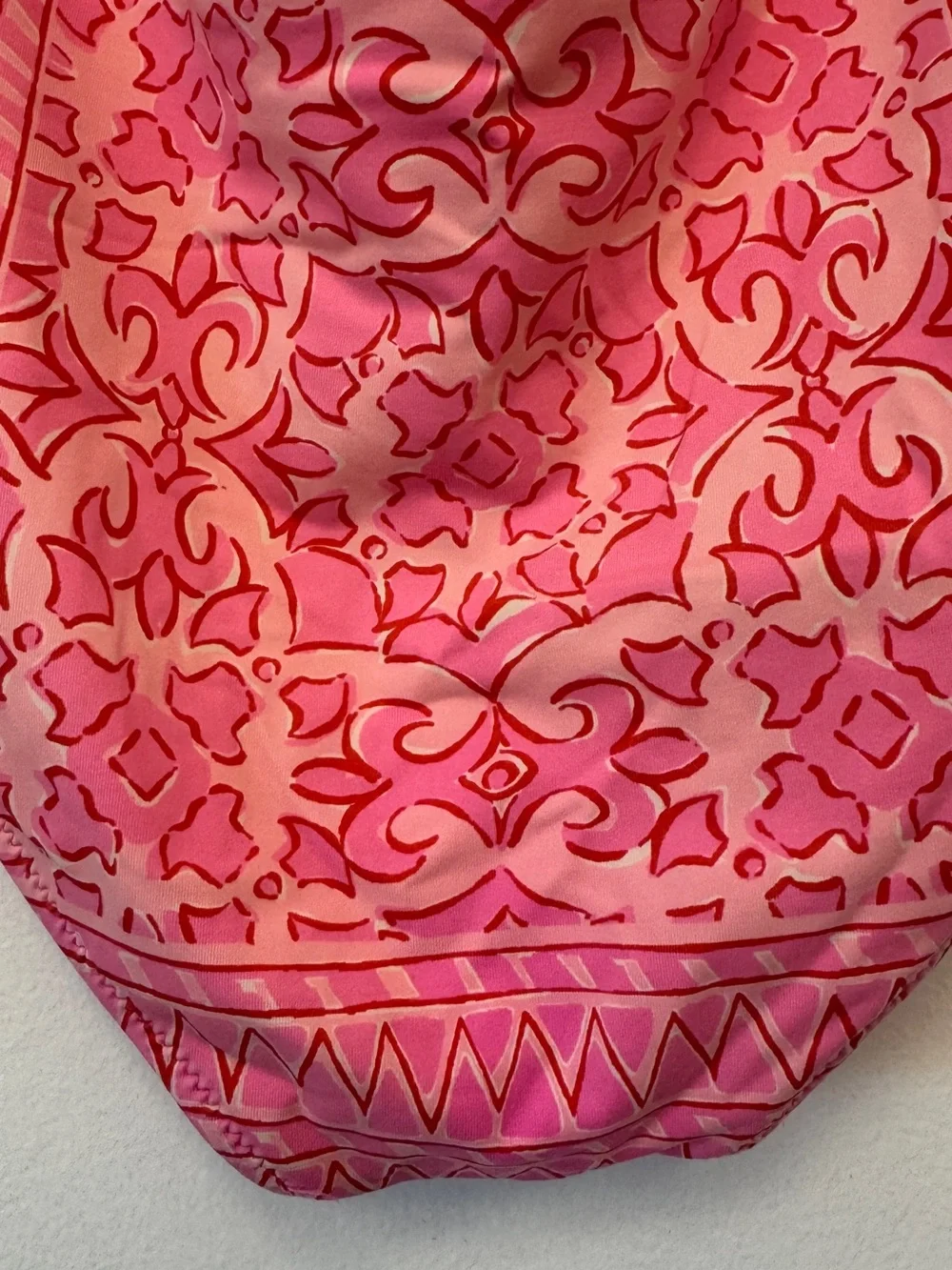 Vineyard Vines Kids Neon Pink Tie Front One-Piece Swimsuit Size M(10-12)
